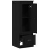 vidaXL Haut Armoire Ch&ecirc;ne noir 36 x 35,5 x 103,5 cm Bois d'ing&eacute;nierie