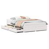 vidaXL Cadre de lit sans matelas blanc 120x200 cm bois de pin massif