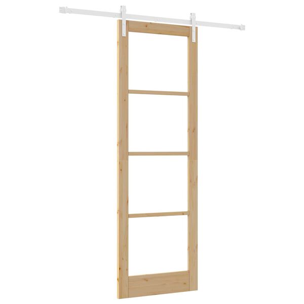 vidaXL Porte coulissante ORKDAL Naturel 78 x 232 cm