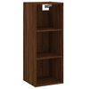 vidaXL Buffet haut Ch&ecirc;ne marron 34,5x34x180 cm Bois d'ing&eacute;nierie