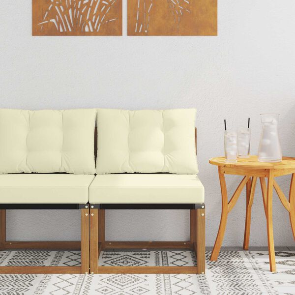 vidaXL Canap&eacute; du milieu ext&eacute;rieur