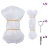 vidaXL Filet pour chat transparent en nylon 3x2 m