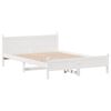 vidaXL Cadre de lit sans matelas blanc 120x200 cm bois de pin massif
