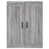 vidaXL Armoire murale sonoma gris 69,5x34x90 cm bois d'ing&eacute;nierie