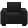 vidaXL Fauteuil noir 100x77x82 cm velours