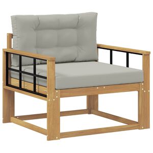 vidaXL Sofa de milieu ext&eacute;rieur Polyester Blanc