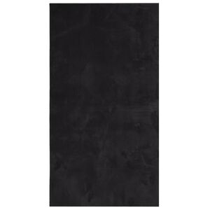 vidaXL Tapis HUARTE &agrave; poils courts doux et lavable noir 80x150 cm