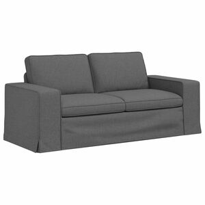 vidaXL Canap&eacute; Gris fonc&eacute; 182 x 80 x 82 cm tissu