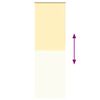 vidaXL Store enrouleur occultant jaune largeur du tissu 60,7 cm