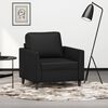 vidaXL Fauteuil Noir 60 cm Similicuir