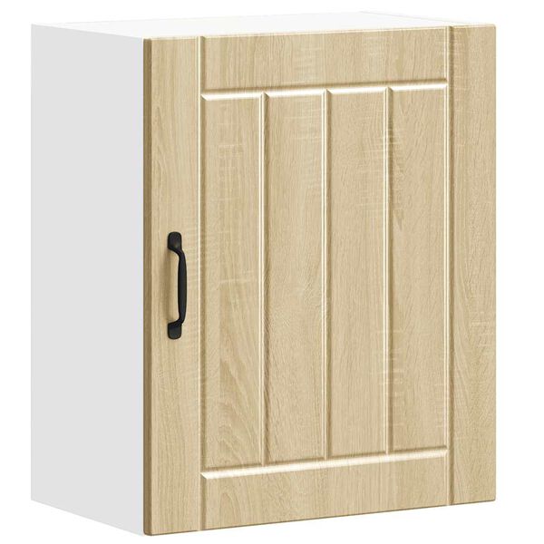 vidaXL Armoire murale de cuisine Lucca ch&ecirc;ne sonoma bois ing&eacute;nierie