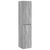 vidaXL Cabinet de Salle de Bain Mural Sonoma gris 33 x 34,5 x 160 cm