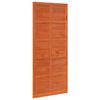 vidaXL Porte de grange Brun cire 100 x 2,5 x 208 cm Bois de pin massif