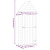 vidaXL Abri à outils de jardin et porte 69,5x32x178cm Pinède imprégnée