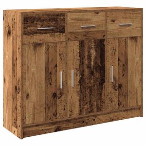vidaXL Buffet vieux bois 91x28x75 cm bois d'ing&eacute;nierie