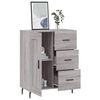 vidaXL Buffet sonoma gris 69,5x34x90 cm bois d'ing&eacute;nierie