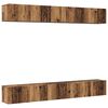 vidaXL Ensemble meuble TV 6 pc Bois ancien Bois d'ing&eacute;nierie