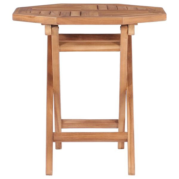 vidaXL Table pliable de jardin 45x45x45 cm Bois de teck solide