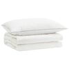 vidaXL Ensemble de couette 90 % en duvet d&rsquo;oie FULDA 2 pc 135 x 200 cm