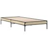 vidaXL Cadre de lit sans matelas chêne sonoma 90x200 cm