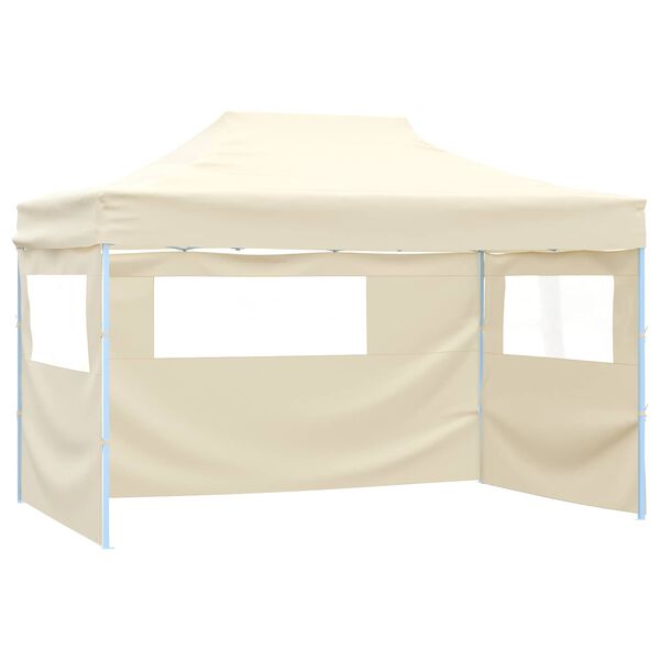 vidaXL Tente de f&ecirc;te Cr&egrave;me 280 x 410 x 315 cm Tissu Oxford
