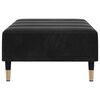vidaXL Repose-pied noir 77x55x31 cm velours