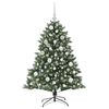 vidaXL Sapin de No&euml;l artificiel Vert 120 cm PVC, plastique et acier