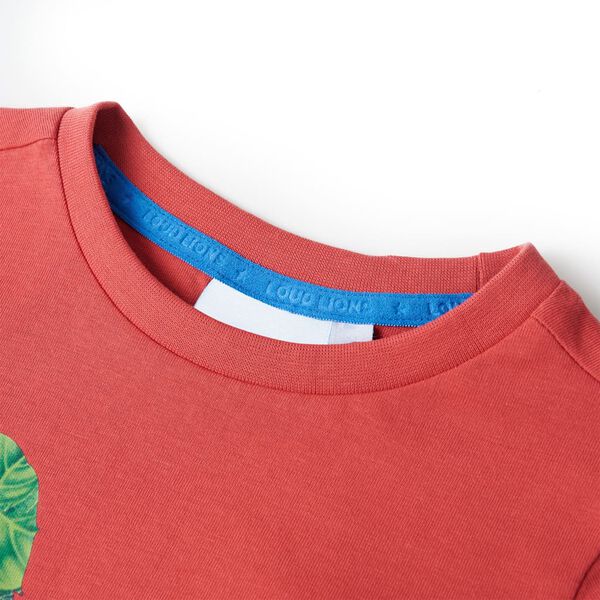 T-shirt pour enfants rouge 104