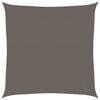 vidaXL Voile d'ombrage 160 g/m&sup2; Anthracite 6x6 m PEHD