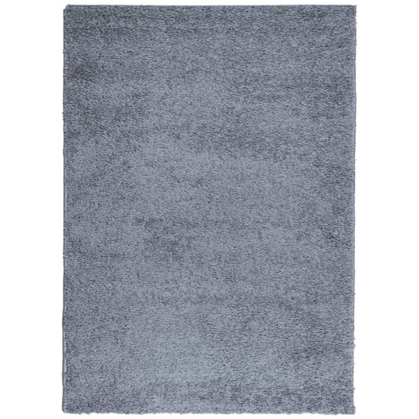 vidaXL Tapis shaggy PAMPLONA poils longs moderne bleu 200x280 cm