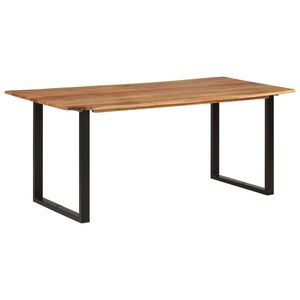 vidaXL Table de salle &agrave; manger 180x90x76 cm Bois d'acacia massif