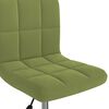 vidaXL Chaise pivotante de bureau Vert clair Velours