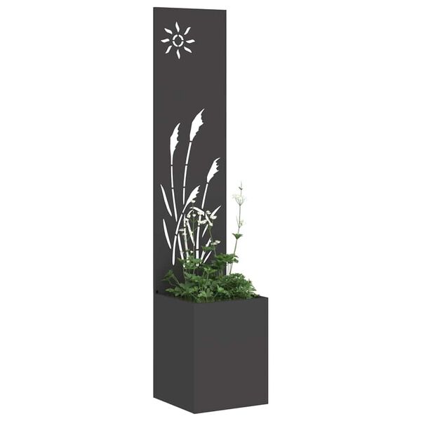 vidaXL &Eacute;cran de confidentialit&eacute; de jardin Fretwork Noir 32 x 150 cm