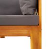 vidaXL Salon de jardin avec coussins 5 pcs Bois d'acacia solide