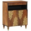 vidaXL Buffet Marron 60 x 33 x 75 cm Bois de mangue massif