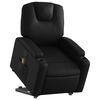 vidaXL Fauteuil inclinable de massage Noir Similicuir