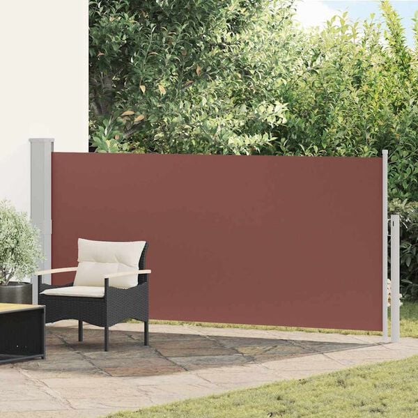 vidaXL Auvent lat&eacute;ral r&eacute;tractable 140 x 300 cm Marron