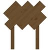 vidaXL T&ecirc;te de lit Marron miel 72,5x3x81 cm Bois massif de pin