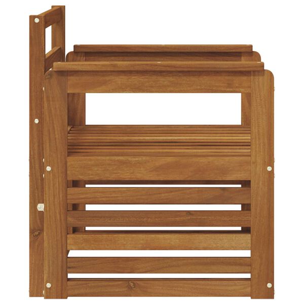 vidaXL Ensemble de canap&eacute;s d'ext&eacute;rieur Naturel 71 x 63 x 73 cm