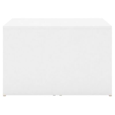 vidaXL Tables basses gigognes 3 pcs Blanc 60x60x38 cm Aggloméré