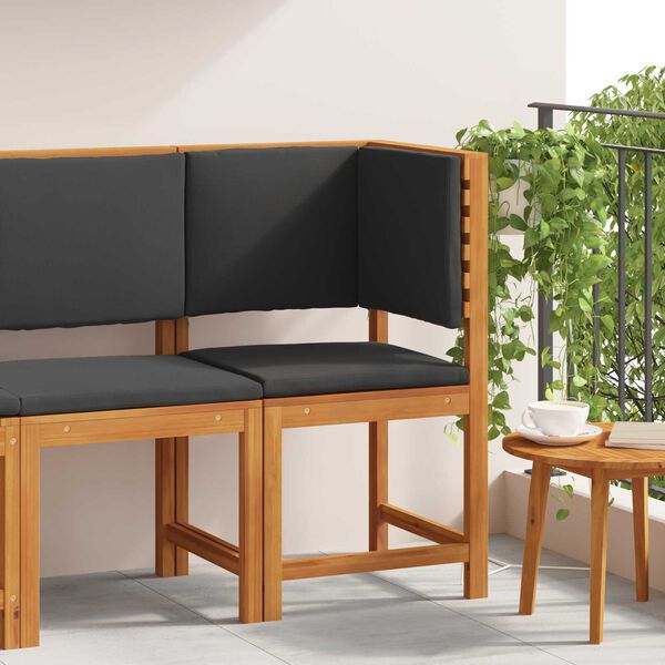 vidaXL Chaise de jardin Marron 50 x 50 x 91cm Bois d'acacia massif