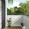 vidaXL &Eacute;cran de balcon gris clair 90x700 cm 100% polyester oxford
