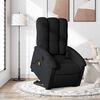 vidaXL Fauteuil inclinable de massage &eacute;lectrique Noir Tissu