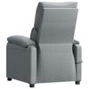 vidaXL Fauteuil Gris clair Tissu
