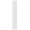 vidaXL Armoire de bureau Blanc brillant 60x32x190 cm Bois d'ingénierie