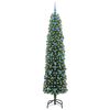 vidaXL Sapin de No&euml;l artificiel Vert 210 cm PVC et acier et plastique