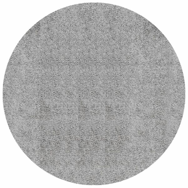 vidaXL Tapis shaggy PAMPLONA poils longs moderne gris &Oslash; 200 cm