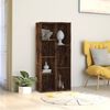 vidaXL Armoire à livres Chêne fumé 50x25x106 cm