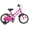 vidaXL V&eacute;lo pour Enfants 16 Pouces pour 4-6 ans Rose Noir