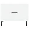 vidaXL Tables basses 2 pcs blanc 50x50x40 cm bois d'ingénierie